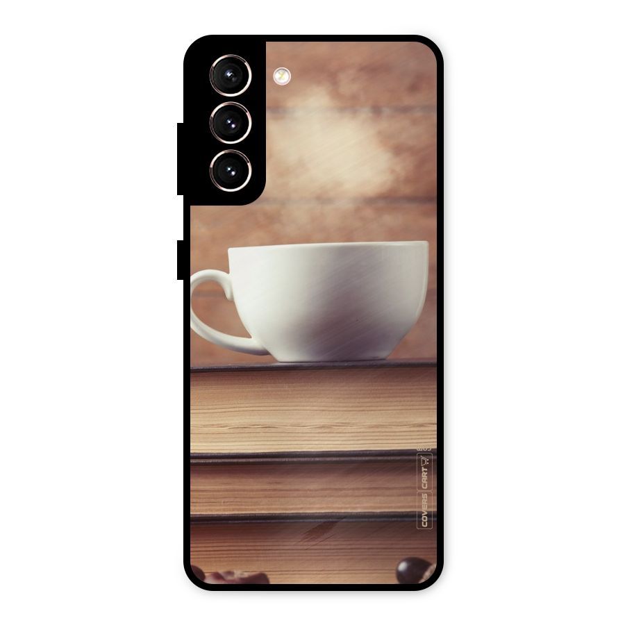 Coffee And Bookworm Metal Back Case for Galaxy S21 5G