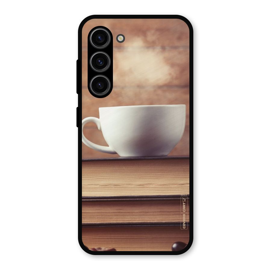 Coffee And Bookworm Metal Back Case for Galaxy S23