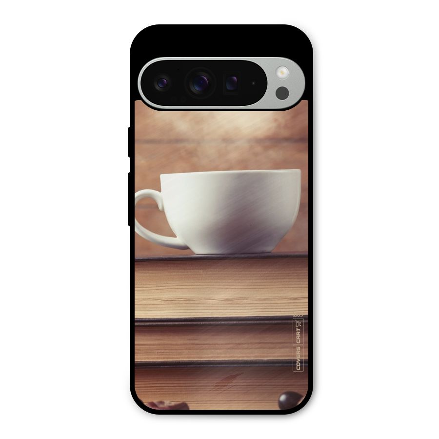 Coffee And Bookworm Metal Back Case for Google Pixel 9 Pro XL