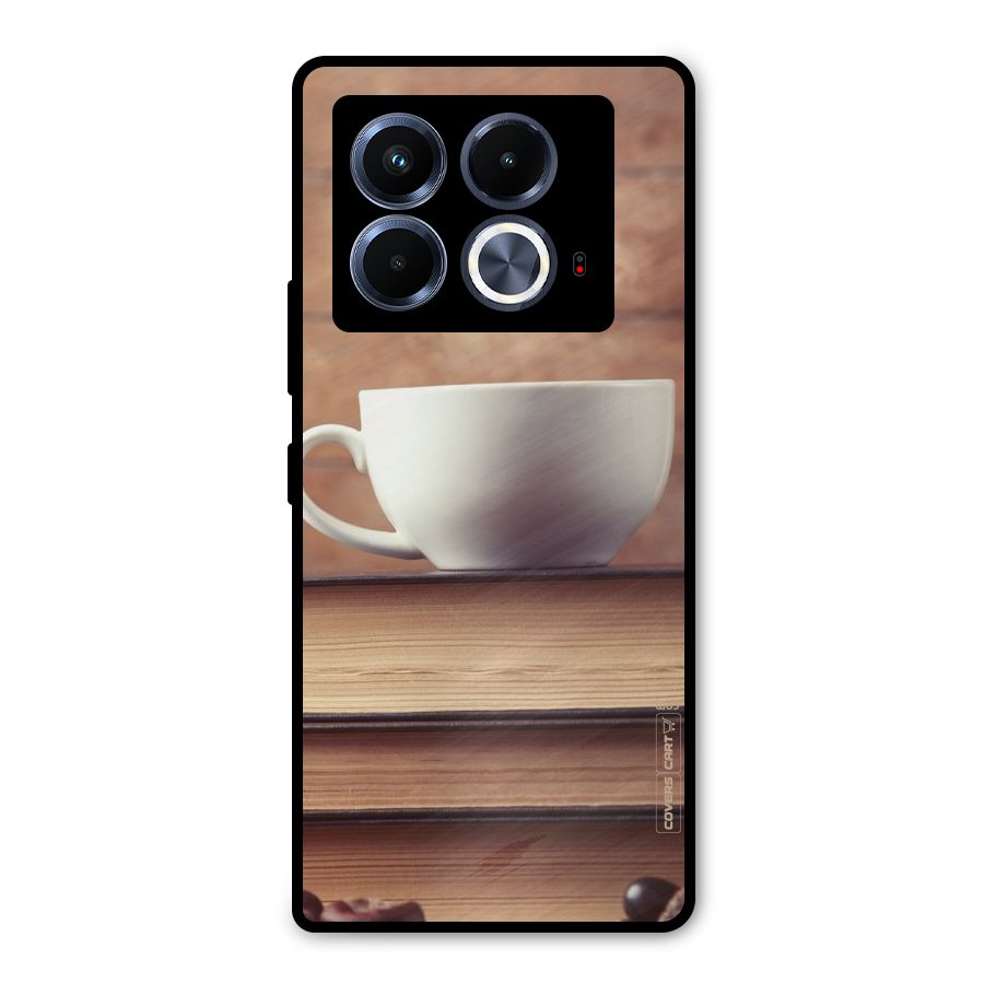 Coffee And Bookworm Metal Back Case for Infinix Note 40 5G
