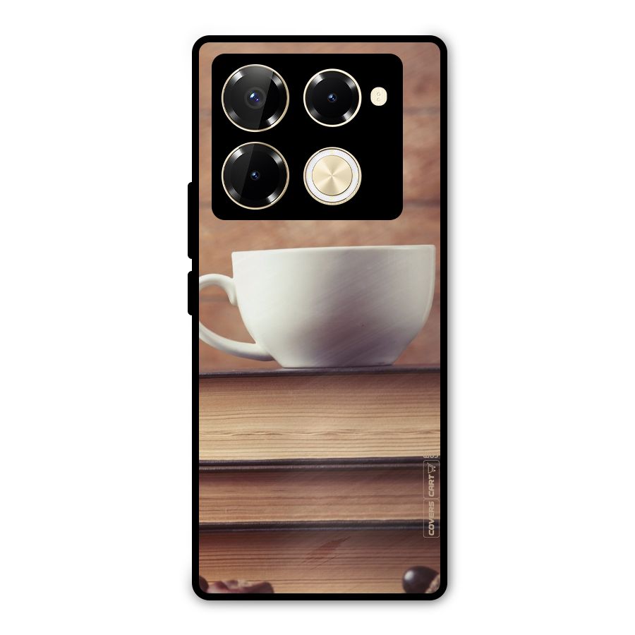 Coffee And Bookworm Metal Back Case for Infinix Note 40 Pro