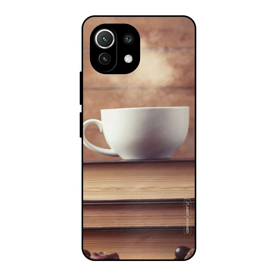 Coffee And Bookworm Metal Back Case for Mi 11 Lite NE 5G