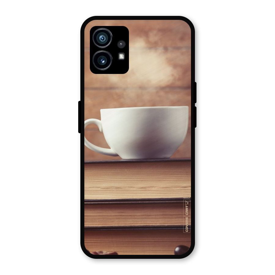 Coffee And Bookworm Metal Back Case for Nothing Phone 1
