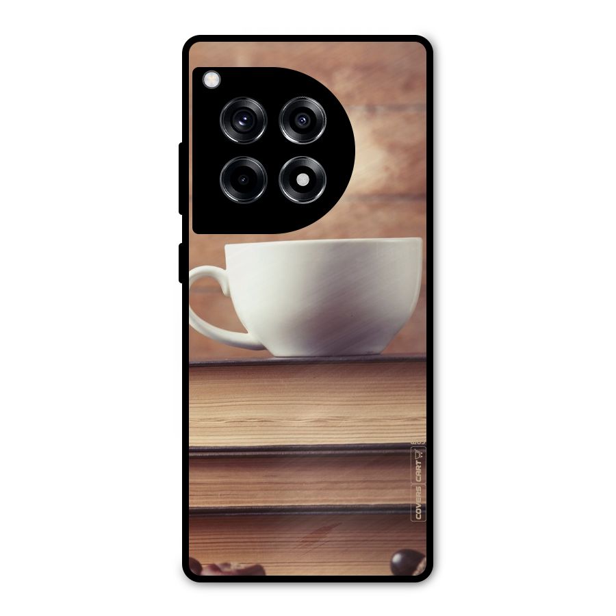 Coffee And Bookworm Metal Back Case for OnePlus 12R