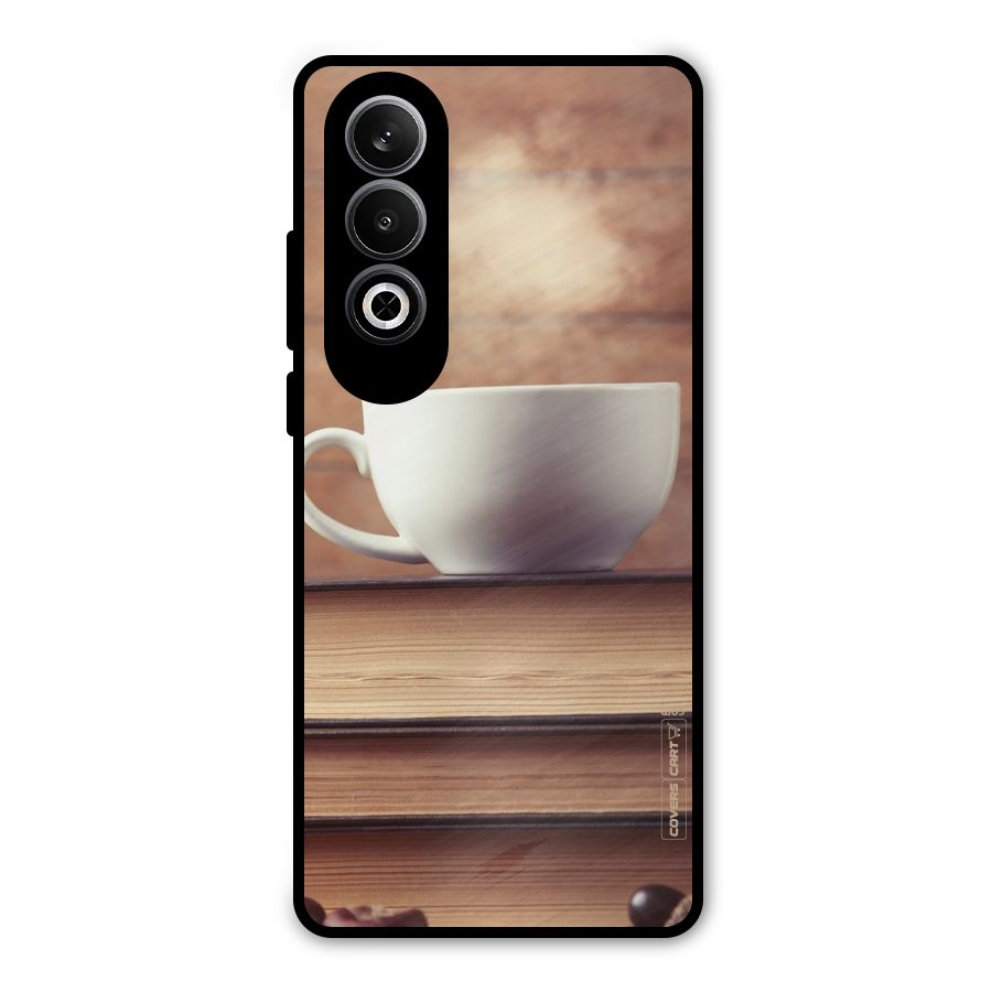 Coffee And Bookworm Metal Back Case for OnePlus Nord CE4