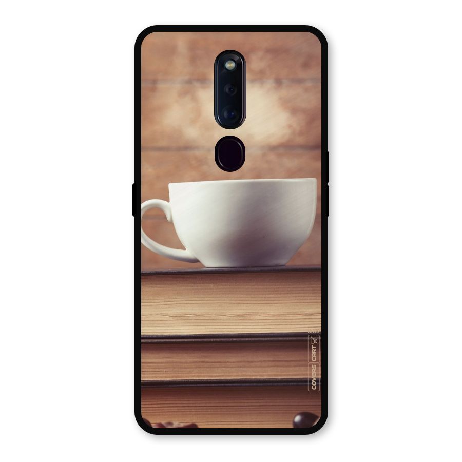 Coffee And Bookworm Metal Back Case for Oppo F11 Pro