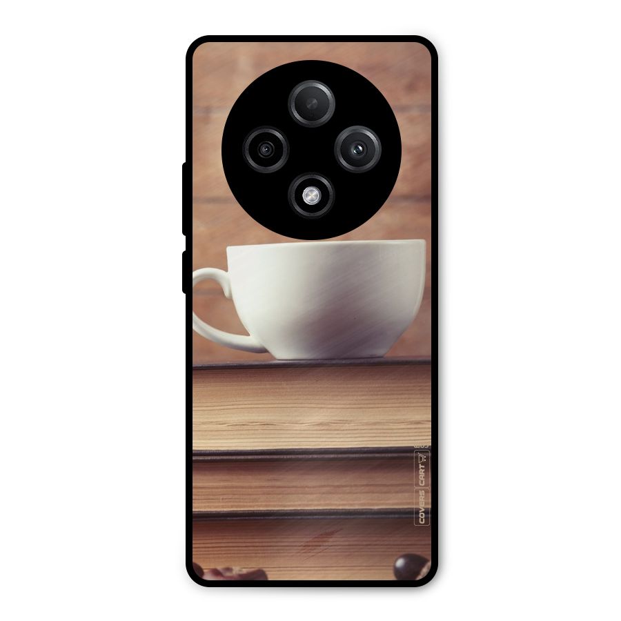 Coffee And Bookworm Metal Back Case for Oppo F27 Pro Plus