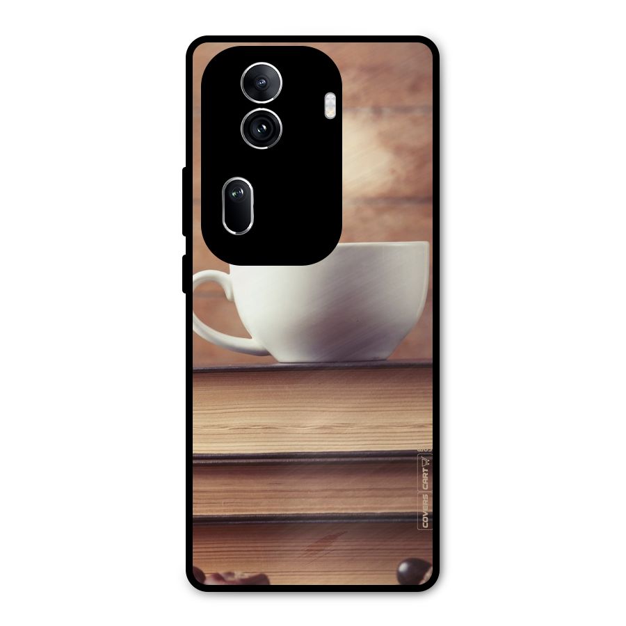 Coffee And Bookworm Metal Back Case for Oppo Reno11 Pro 5G