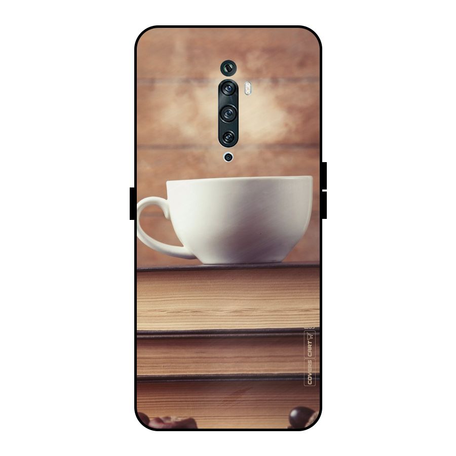 Coffee And Bookworm Metal Back Case for Oppo Reno2 F