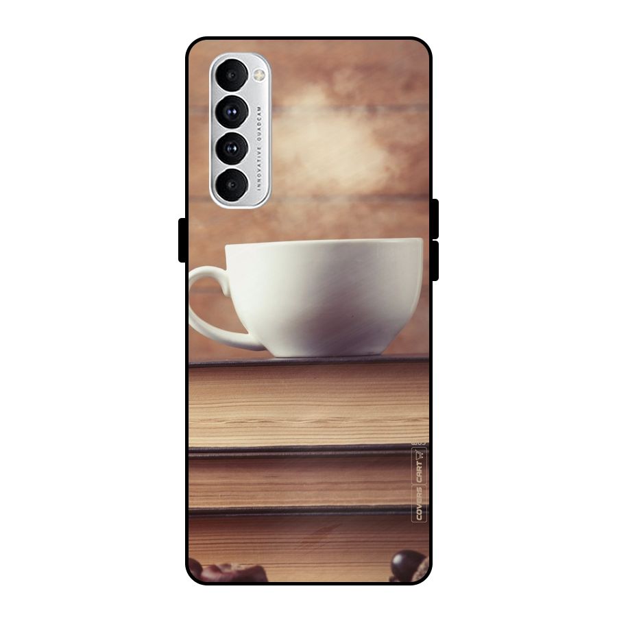Coffee And Bookworm Metal Back Case for Oppo Reno4 Pro