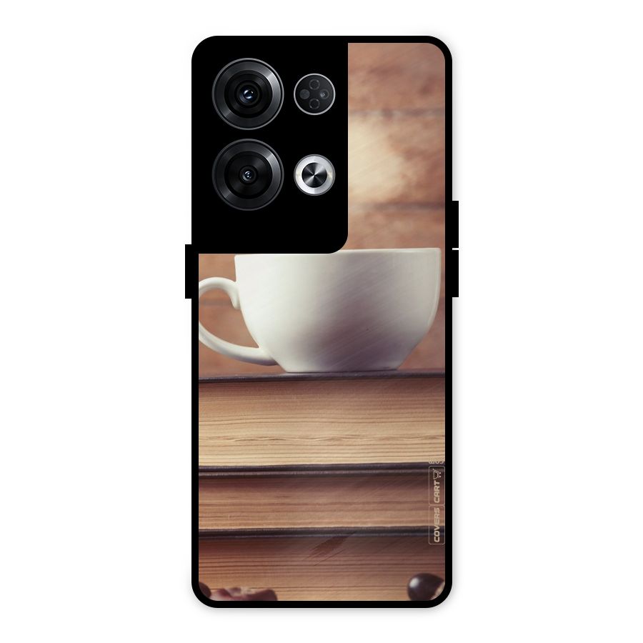 Coffee And Bookworm Metal Back Case for Oppo Reno8 Pro 5G