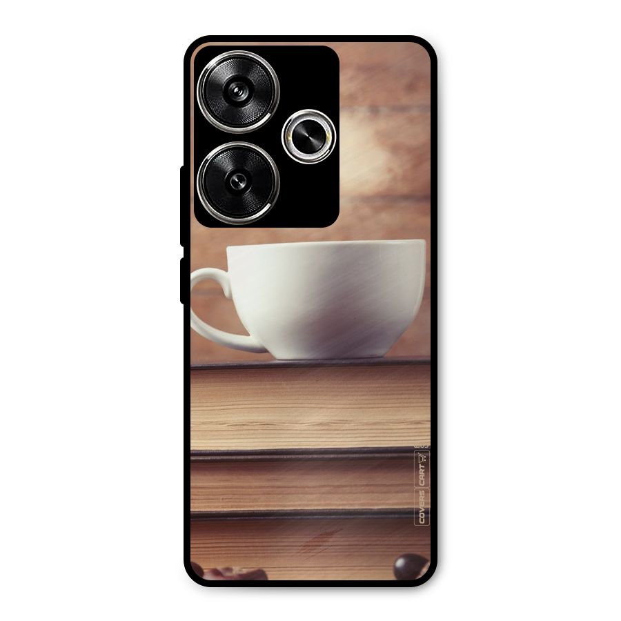 Coffee And Bookworm Metal Back Case for Poco F6