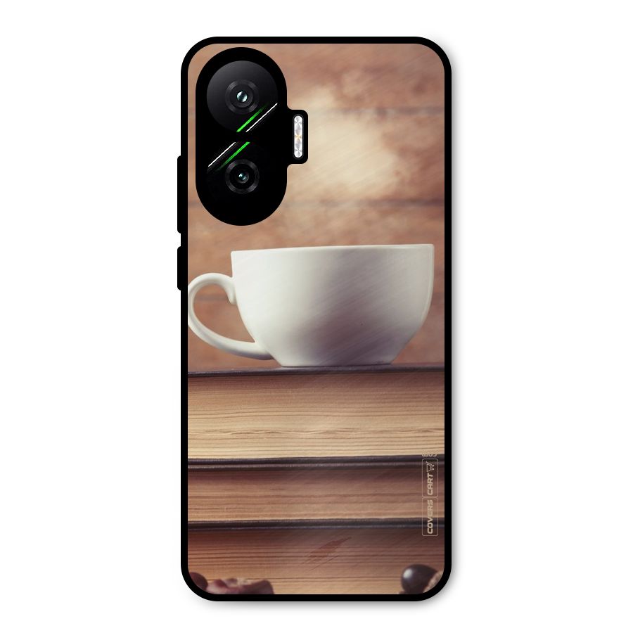 Coffee And Bookworm Metal Back Case for Poco F7