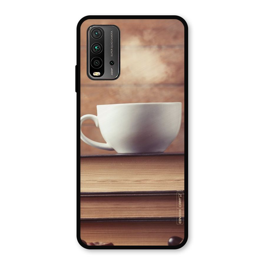 Coffee And Bookworm Metal Back Case for Redmi 9 Power
