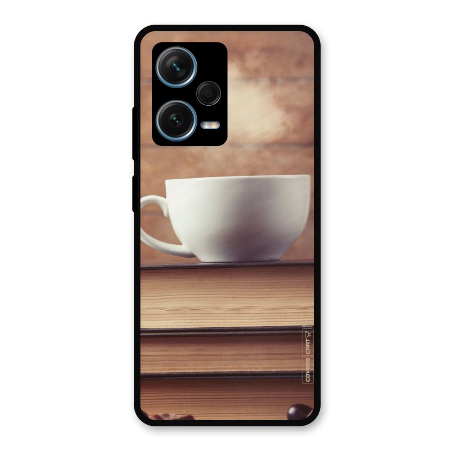 Coffee And Bookworm Metal Back Case for Redmi Note 12 Pro Plus 5G