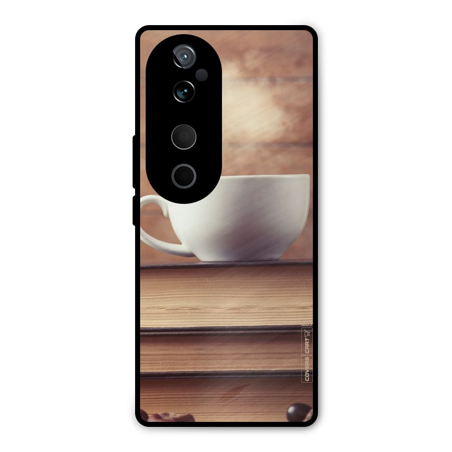 Coffee And Bookworm Metal Back Case for Vivo T3 Ultra