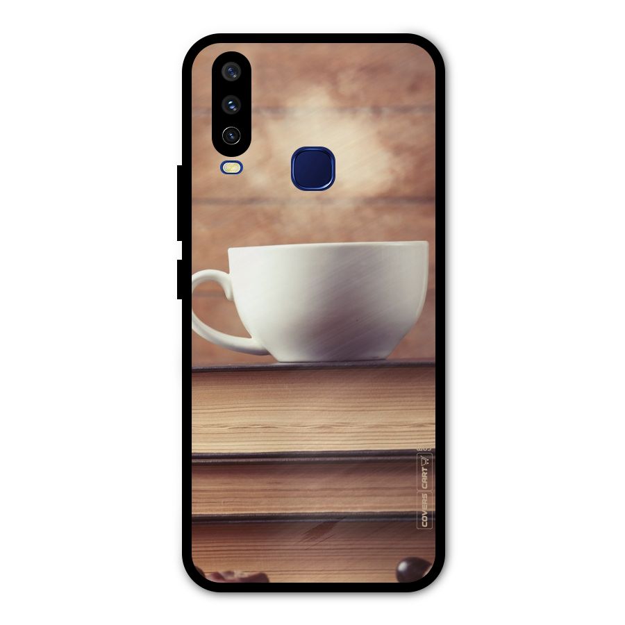 Coffee And Bookworm Metal Back Case for Vivo Y15