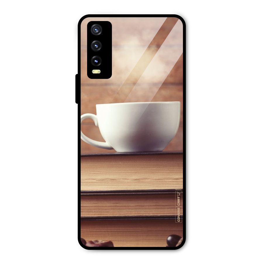 Coffee And Bookworm Metal Back Case for Vivo Y20