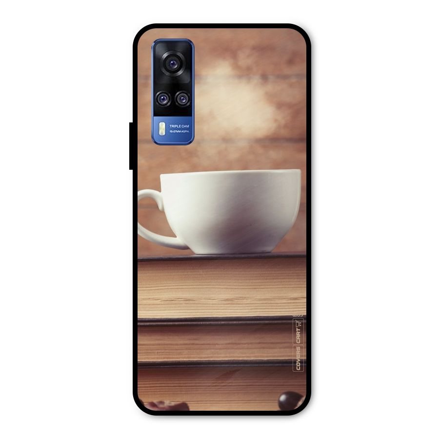Coffee And Bookworm Metal Back Case for Vivo Y31