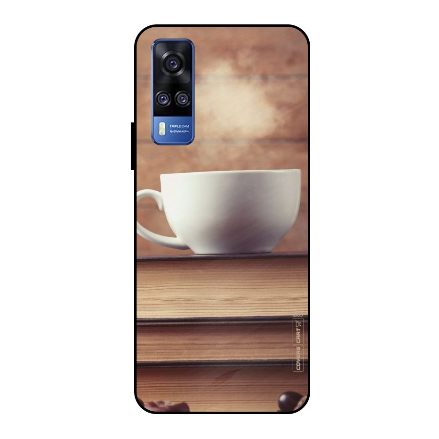 Coffee And Bookworm Metal Back Case for Vivo Y51