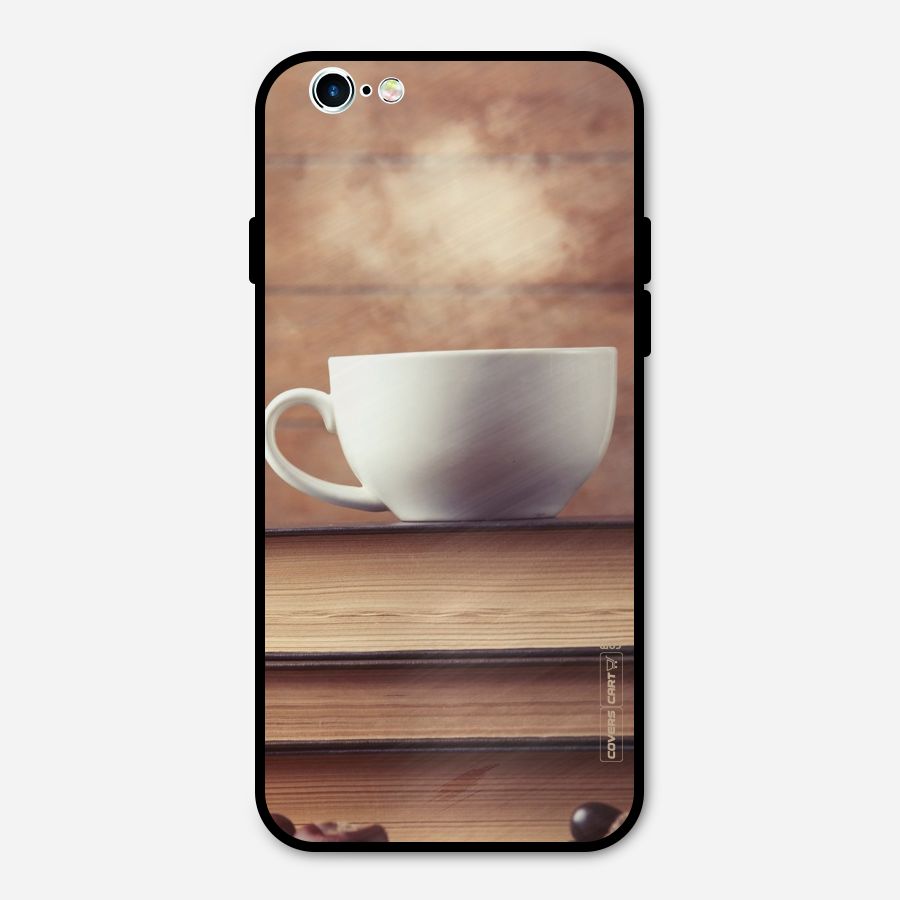 Coffee And Bookworm Metal Back Case for iPhone 6 6s