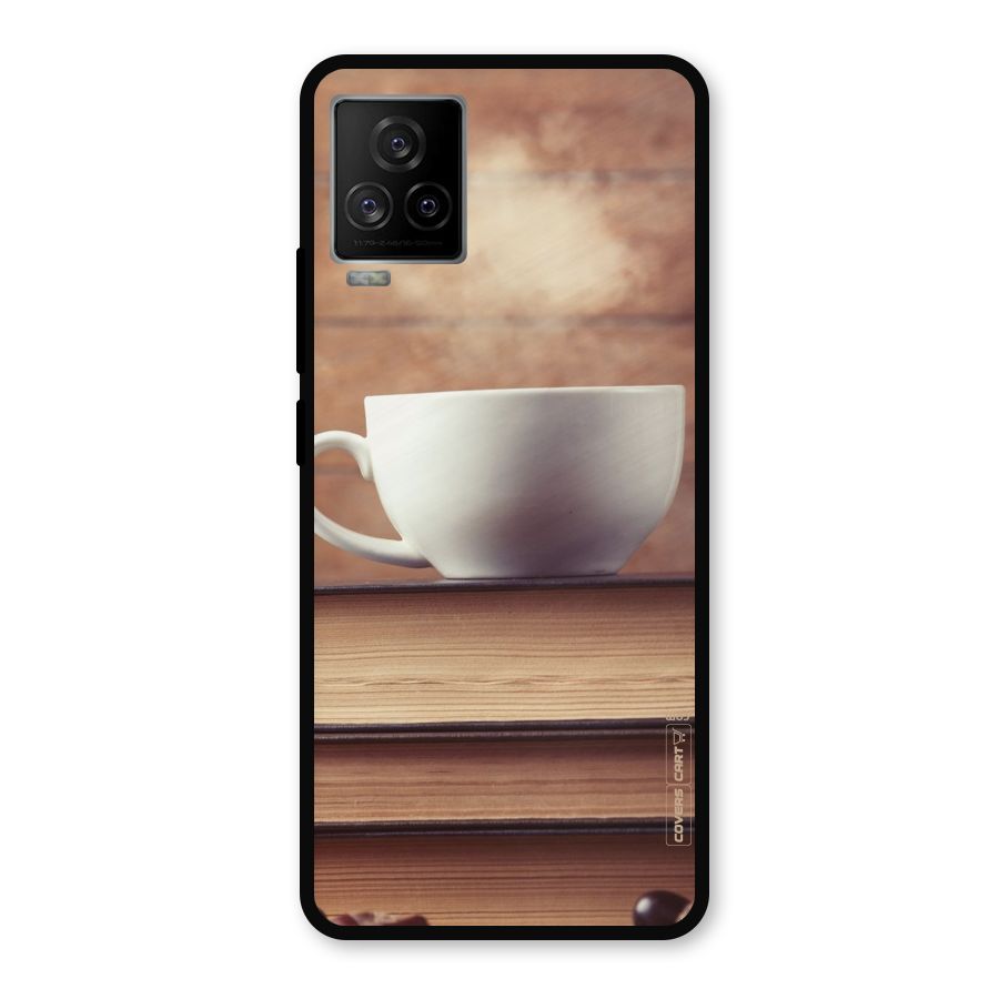 Coffee And Bookworm Metal Back Case for iQOO 7 Legend 5G