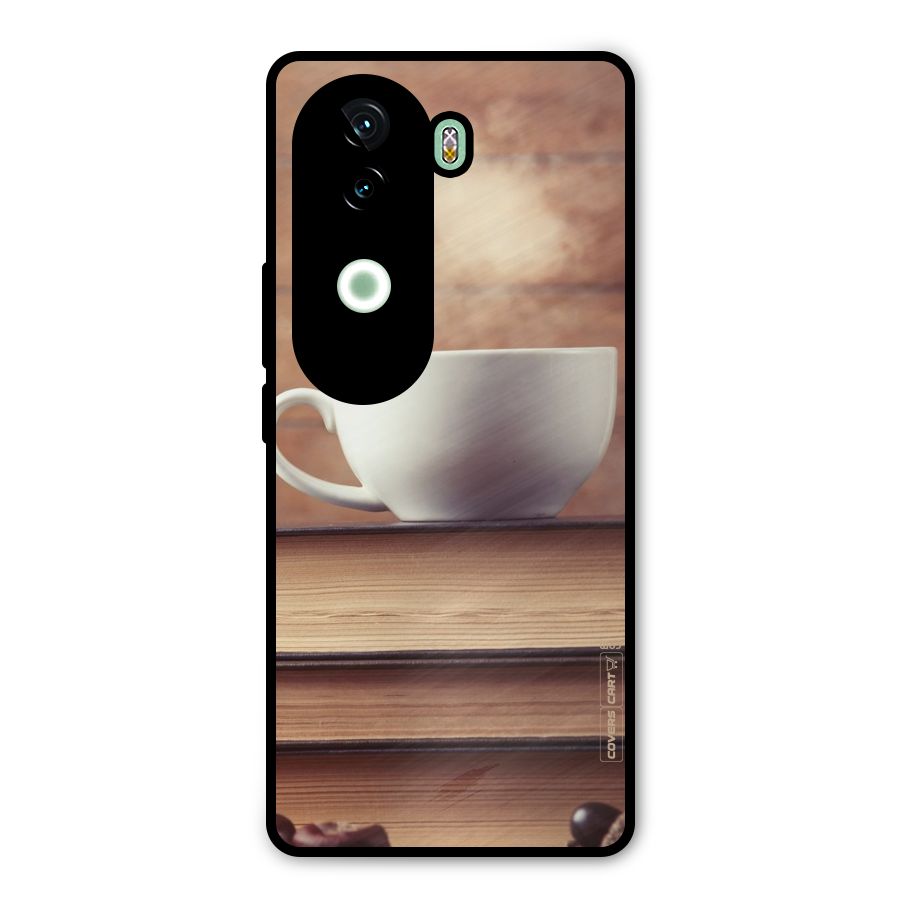 Coffee And Bookworm Metal Back Case for iQOO Z9s