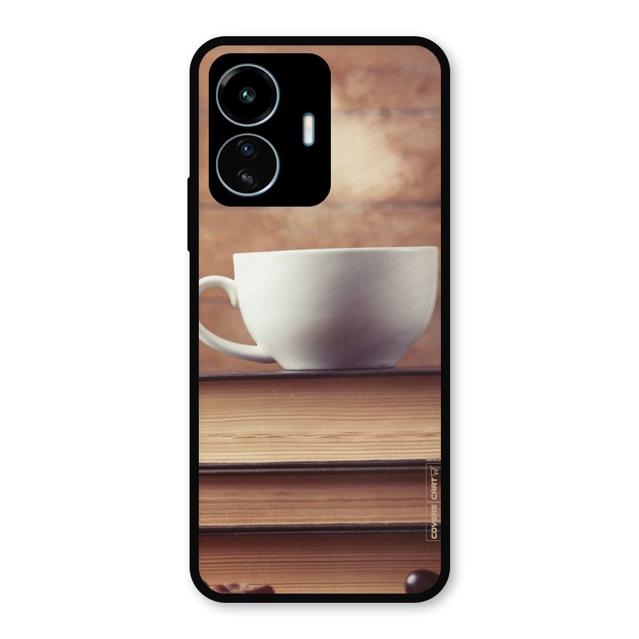 Coffee And Bookworm Metal Back Case for vivo iQOO Z6 Lite 5G