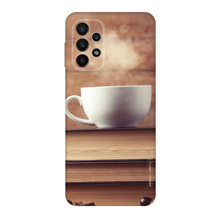 Coffee And Bookworm Original Polycarbonate Back Case for Galaxy A23