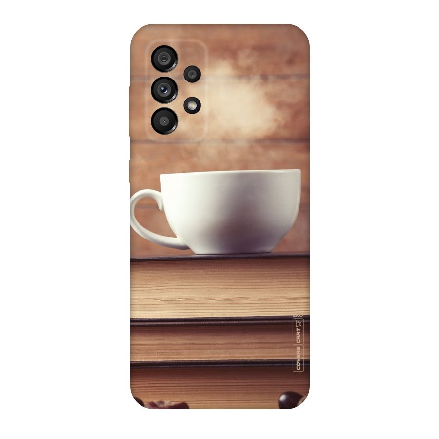 Coffee And Bookworm Original Polycarbonate Back Case for Galaxy A73 5G
