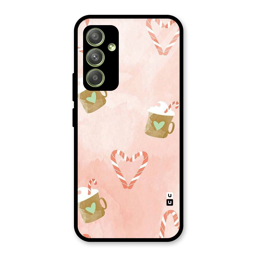 Coffee And Candies Glass Back Case for Galaxy A54