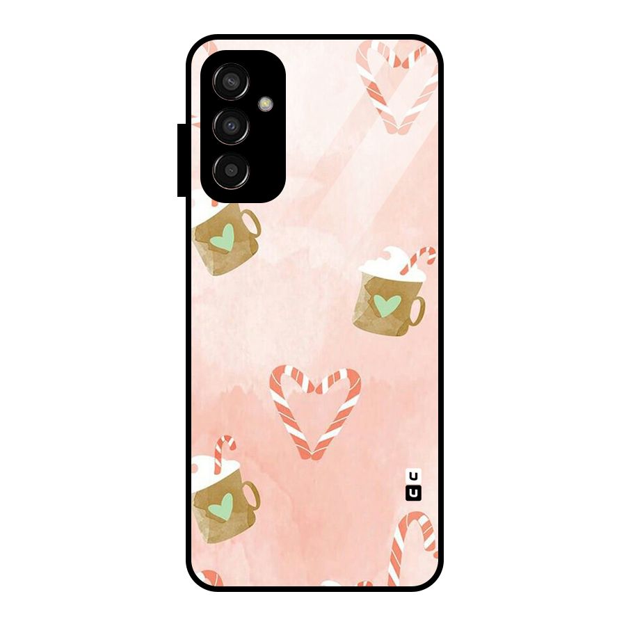 Coffee And Candies Glass Back Case for Galaxy F13