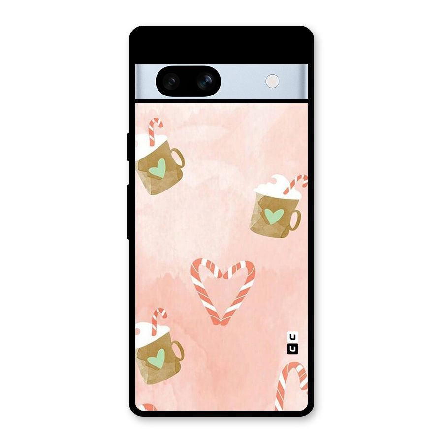 Coffee And Candies Glass Back Case for Google Pixel 7a