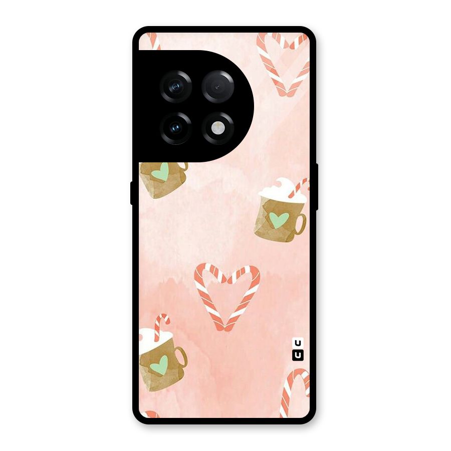 Coffee And Candies Glass Back Case for OnePlus 11R
