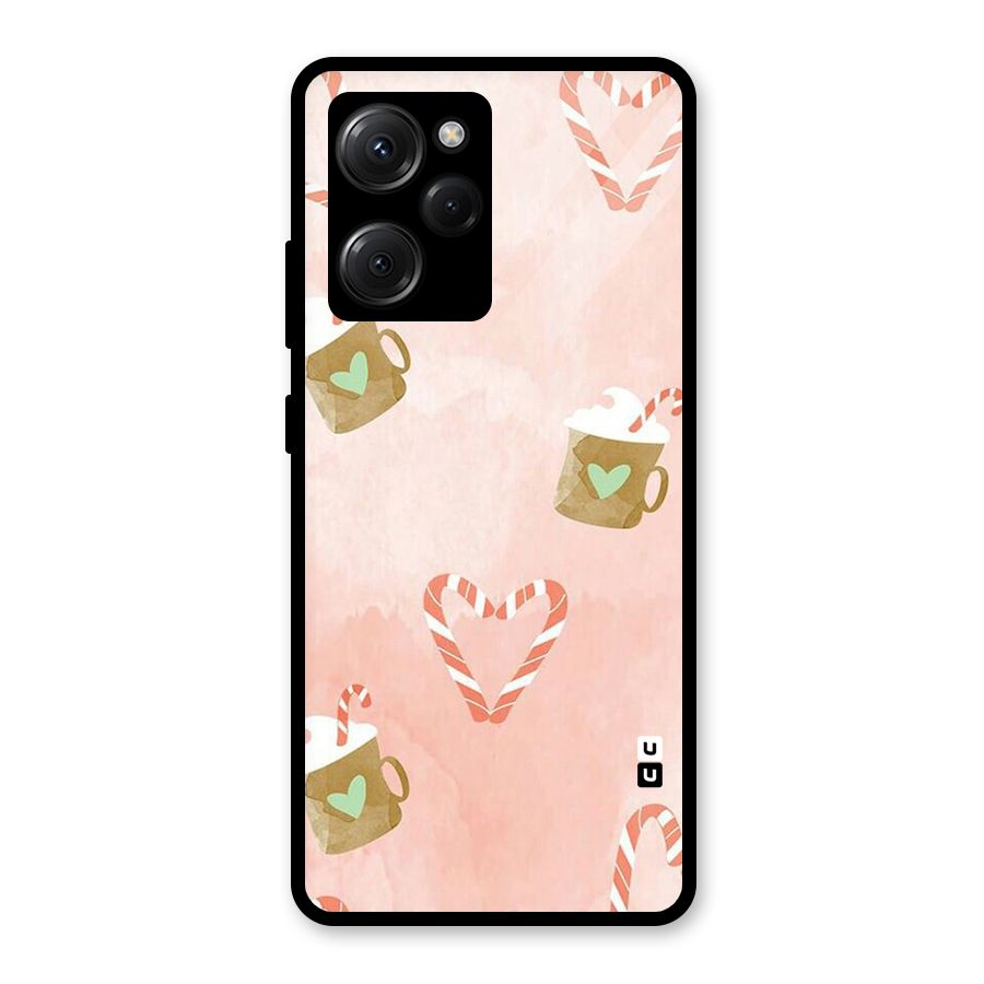 Coffee And Candies Glass Back Case for Poco X5 Pro