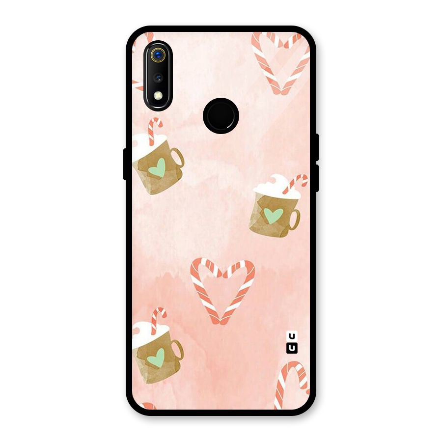 Coffee And Candies Glass Back Case for Realme 3i