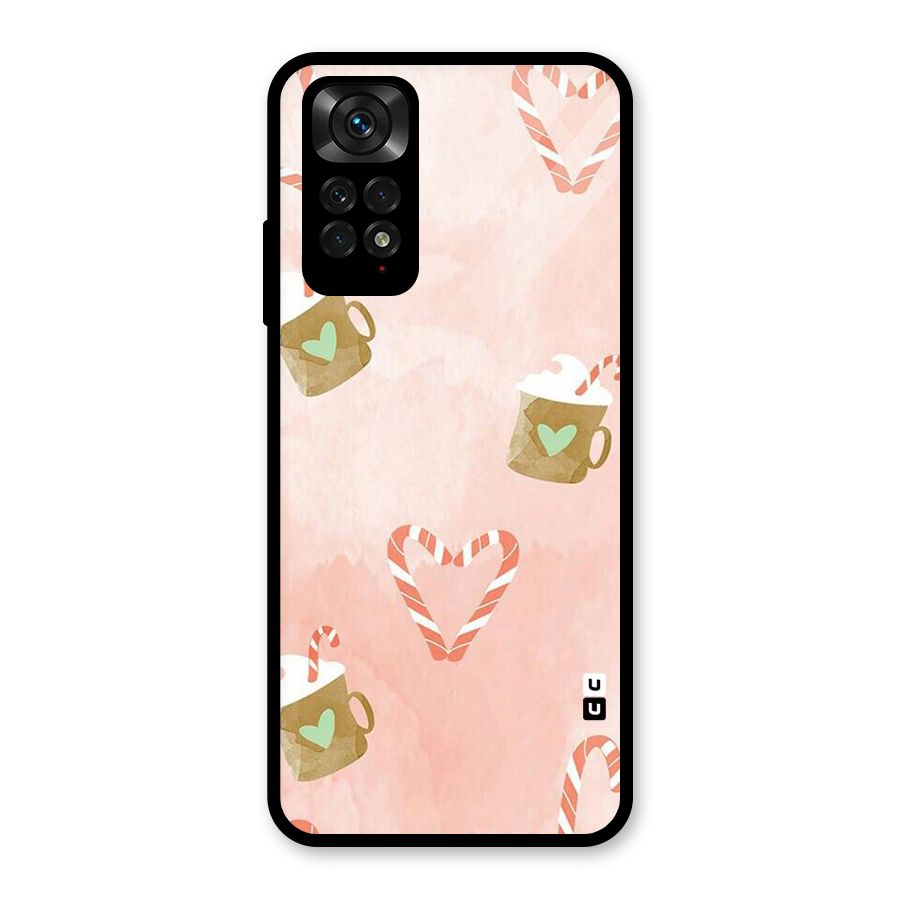 Coffee And Candies Glass Back Case for Redmi Note 11S