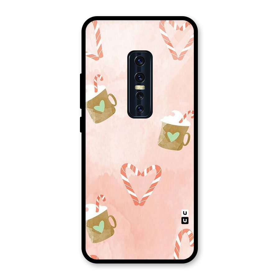 Coffee And Candies Glass Back Case for Vivo V17 Pro