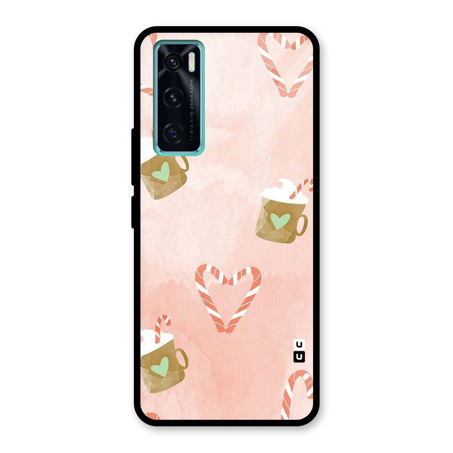 Coffee And Candies Glass Back Case for Vivo V20 SE