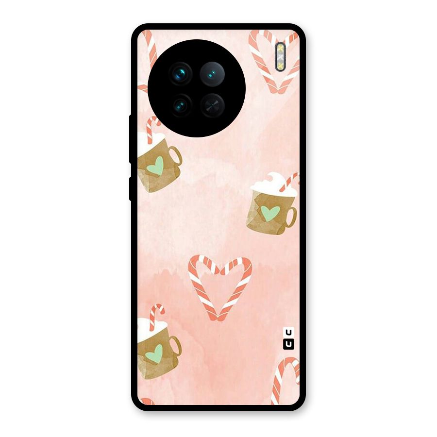 Coffee And Candies Glass Back Case for Vivo X90
