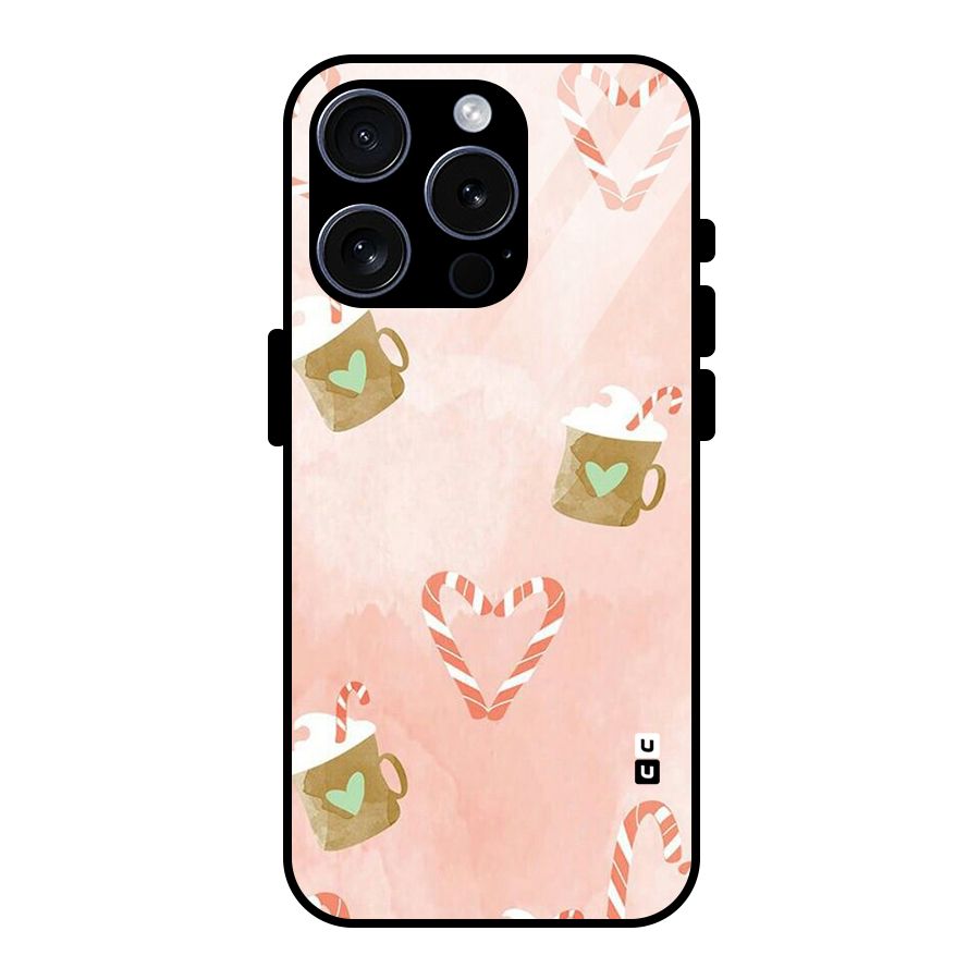 Coffee And Candies Glass Back Case for iPhone 15 Pro