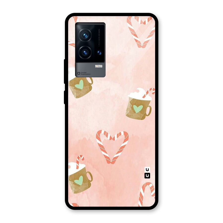 Coffee And Candies Glass Back Case for iQOO 9 5G