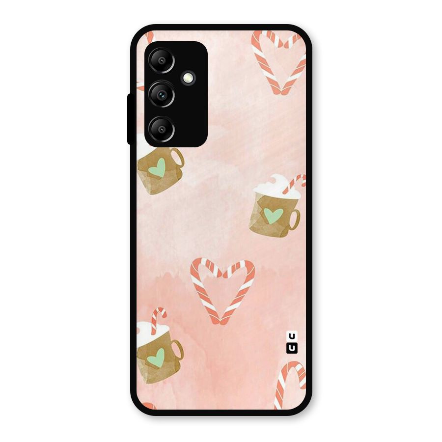 Coffee And Candies Metal Back Case for Galaxy A14 5G
