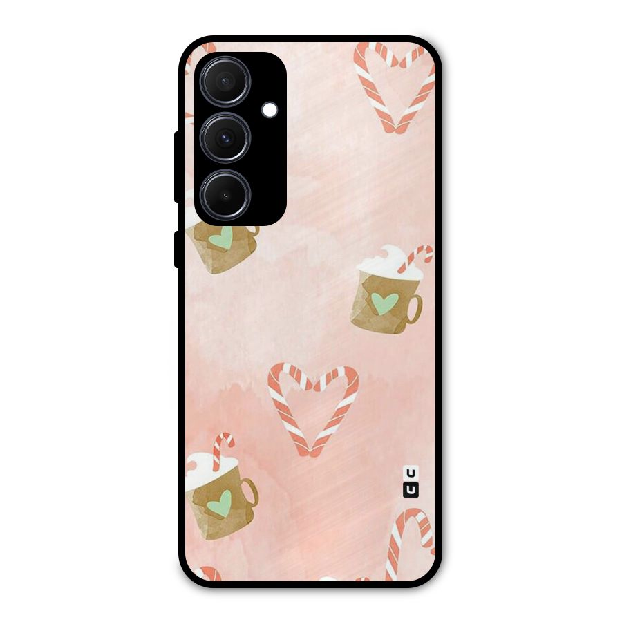 Coffee And Candies Metal Back Case for Galaxy A35