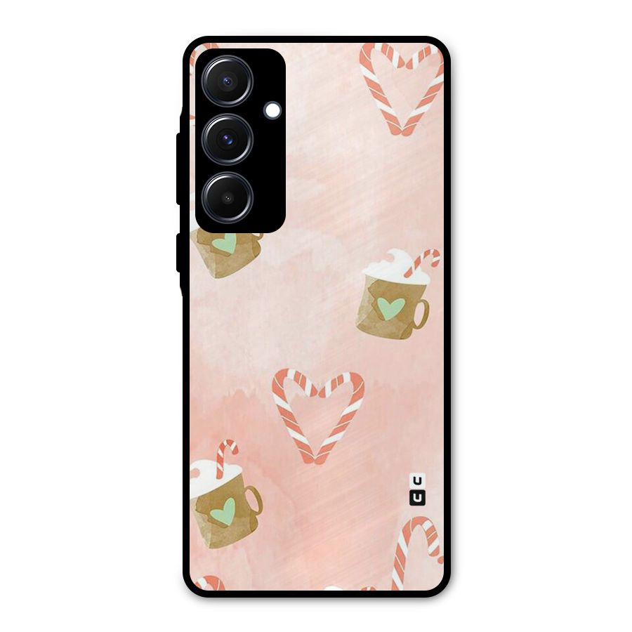 Coffee And Candies Metal Back Case for Galaxy A55