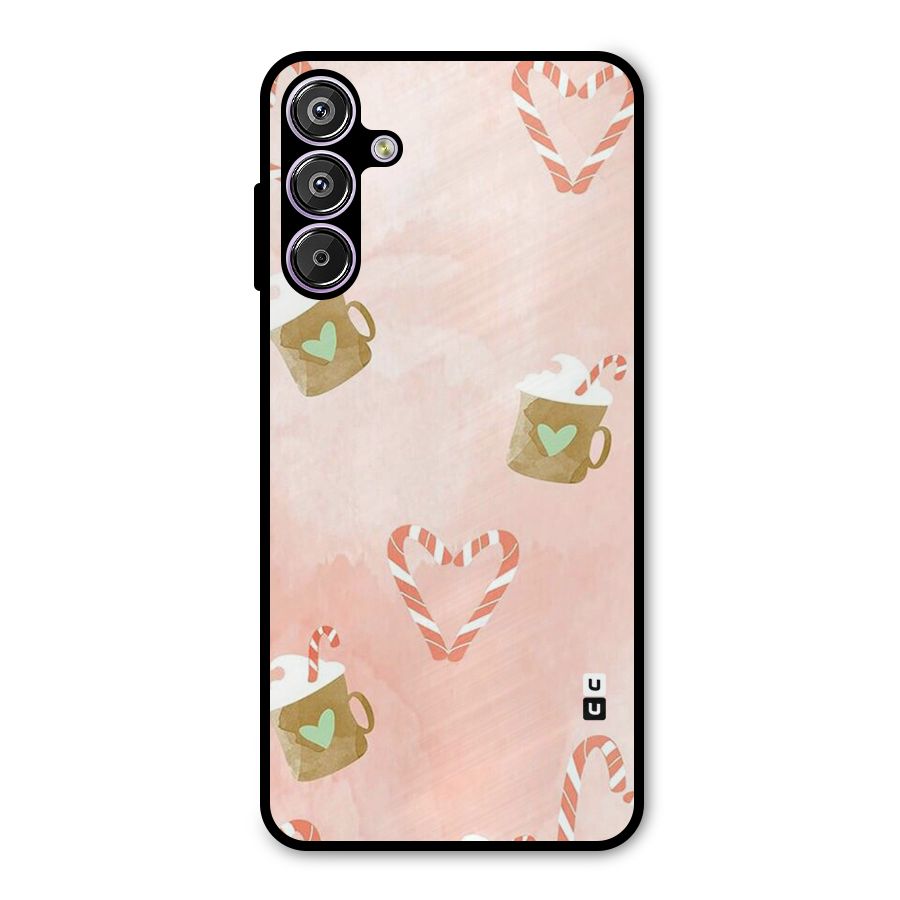 Coffee And Candies Metal Back Case for Galaxy F15