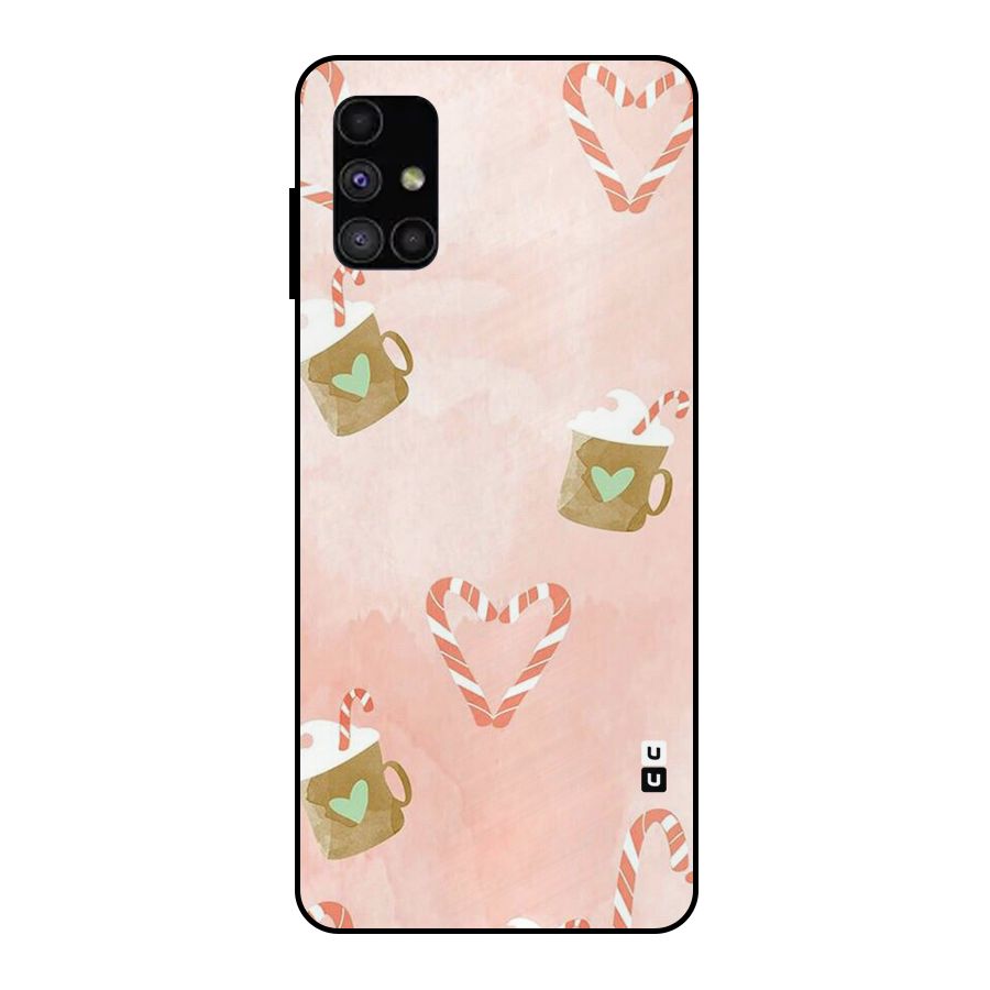 Coffee And Candies Metal Back Case for Galaxy M51