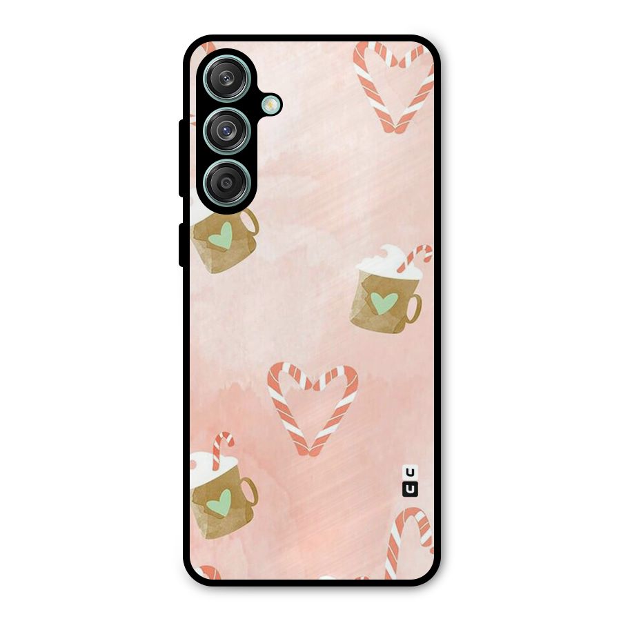 Coffee And Candies Metal Back Case for Galaxy M55 5G
