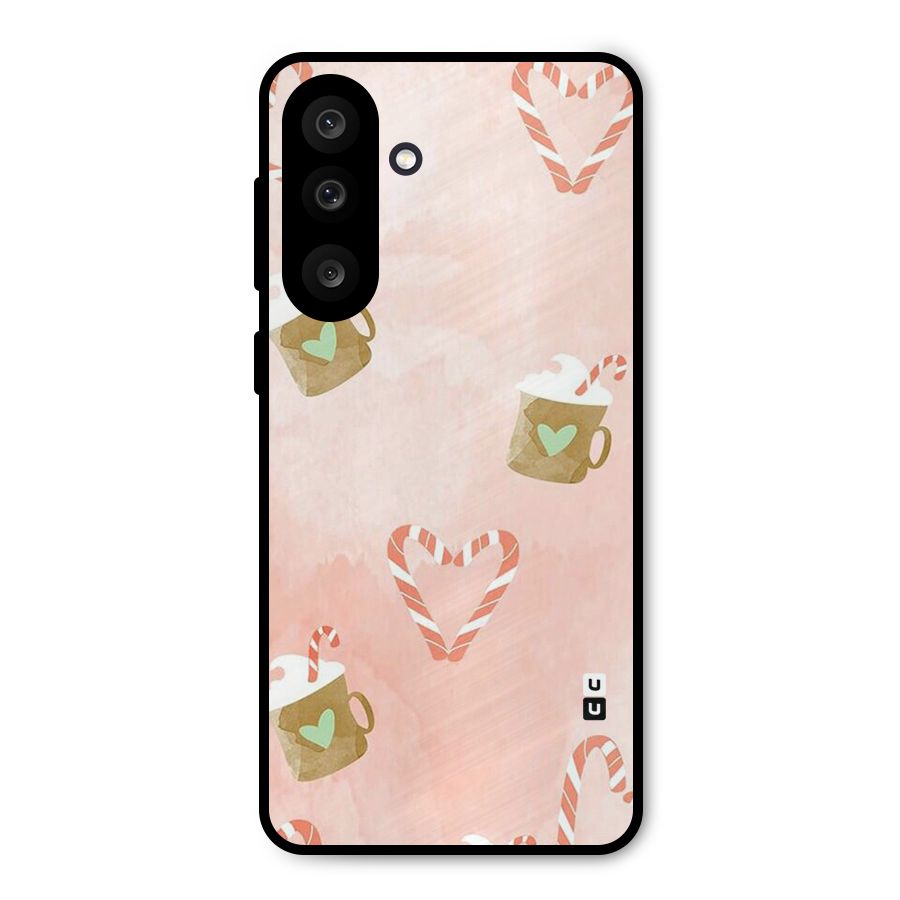 Coffee And Candies Metal Back Case for Galaxy M56