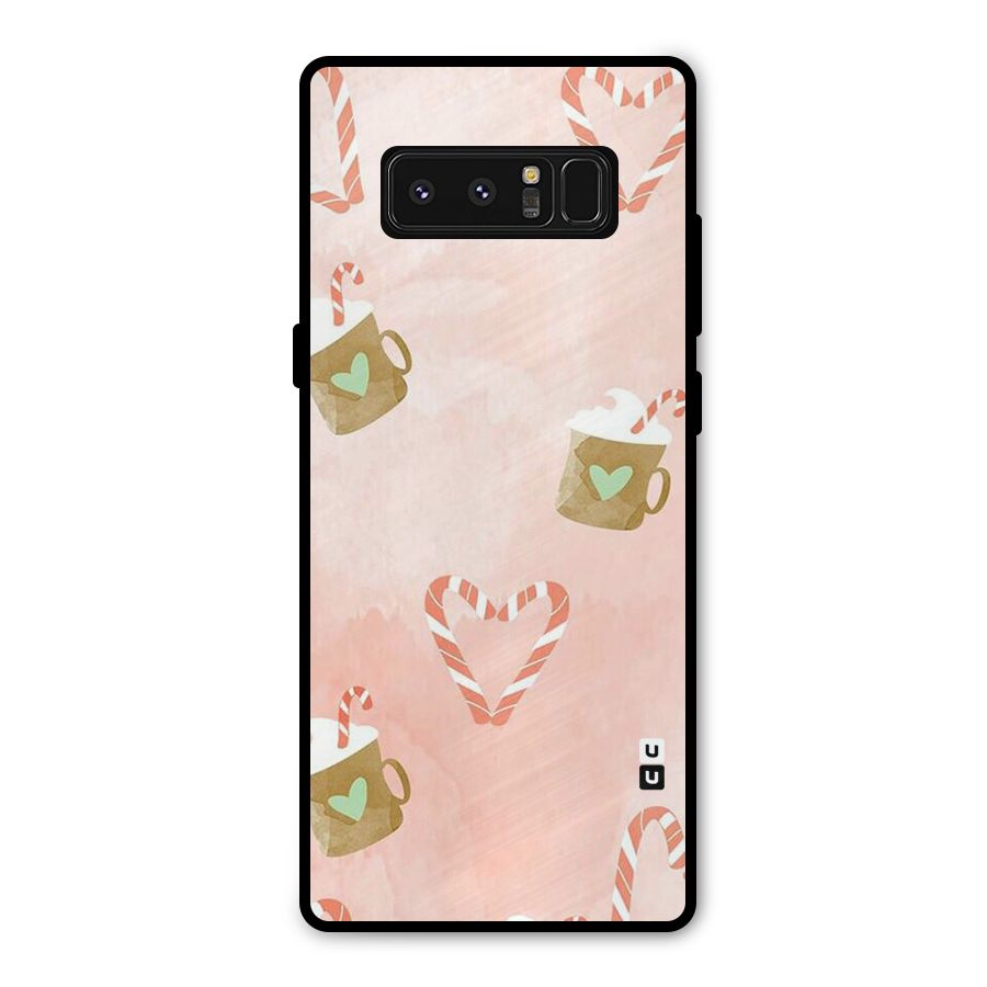 Coffee And Candies Metal Back Case for Galaxy Note 8
